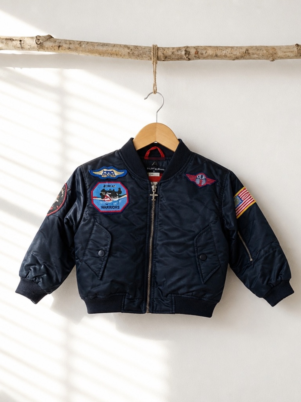 Kids Bomber Patch Jacket
